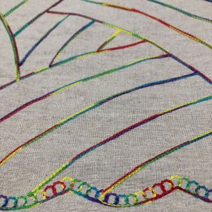 Tecido Linho Misto Bordado Campina de Cores • Conexão Tecidos 2