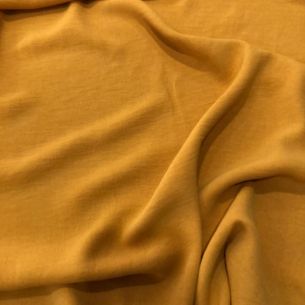 CREPE DUNA (AIR FLOW) MOSTARDA • Conexão Tecidos