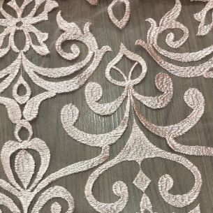 TULE BORDADO ROSE • Conexão Tecidos 2