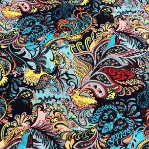 Tecido Viscose Arabesco Colors • Conexão Tecidos