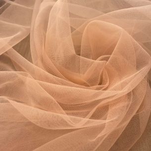 TULE ILUSIONE PÊSSEGO • Conexão Tecidos