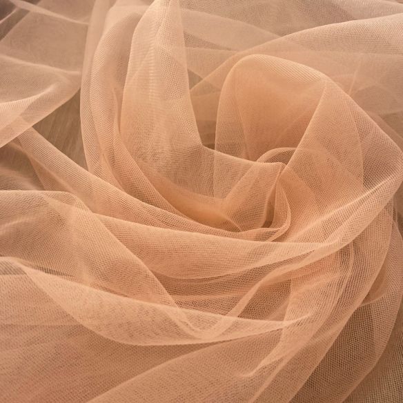 TULE ILUSIONE PÊSSEGO • Conexão Tecidos