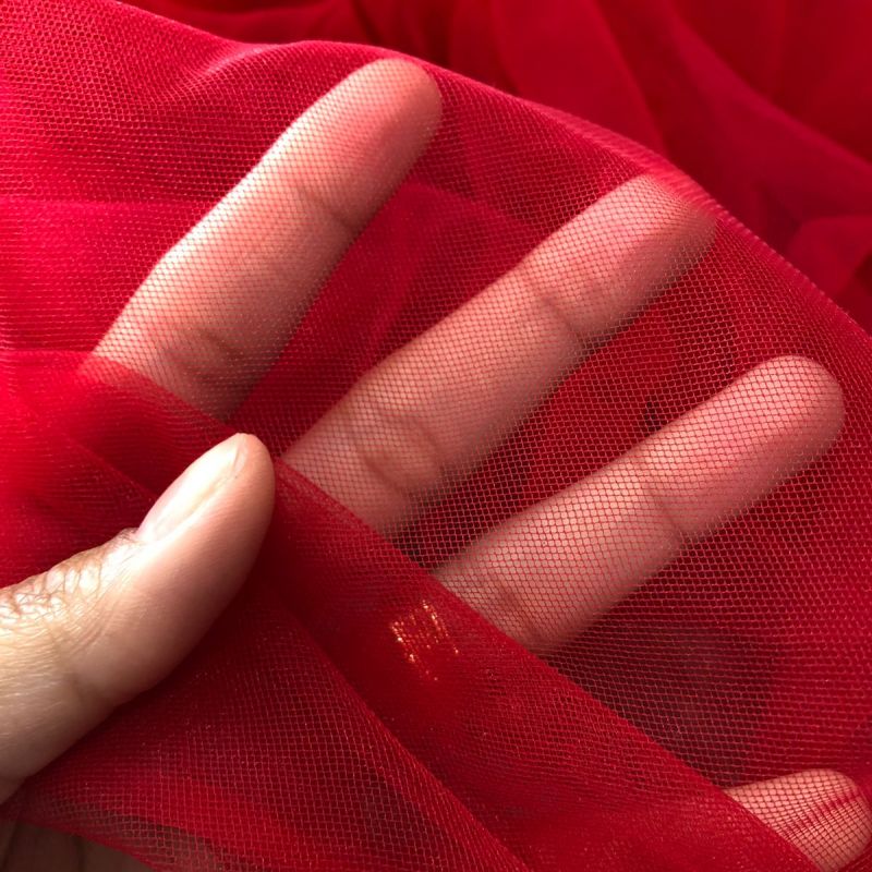 TULE ILUSION VERMELHO • Conexão Tecidos