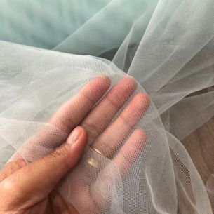 Tecido Tule Ilusion Azul Piscina • Conexão Tecidos 2