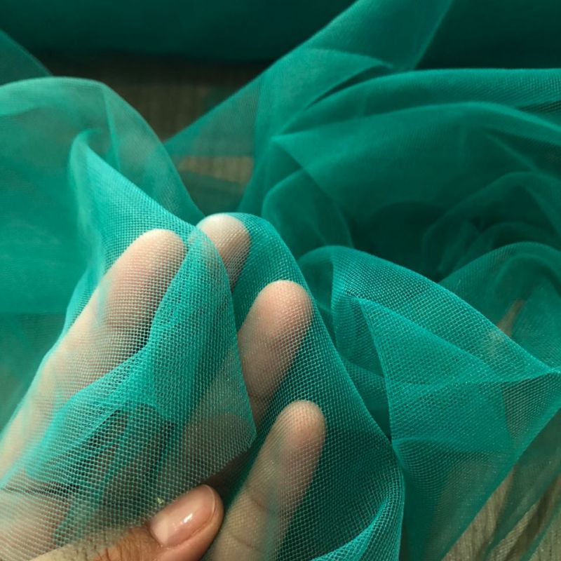 TULE ILUSION VERDE ÁGUA MARINHA • Conexão Tecidos