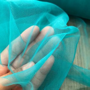 TULE ILUSION VERDE TURQUESA • Conexão Tecidos 2