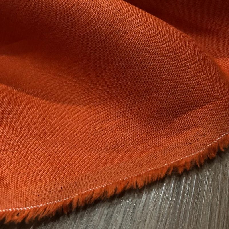 TECIDO LINHO PURO ABOBORA • Conexão Tecidos