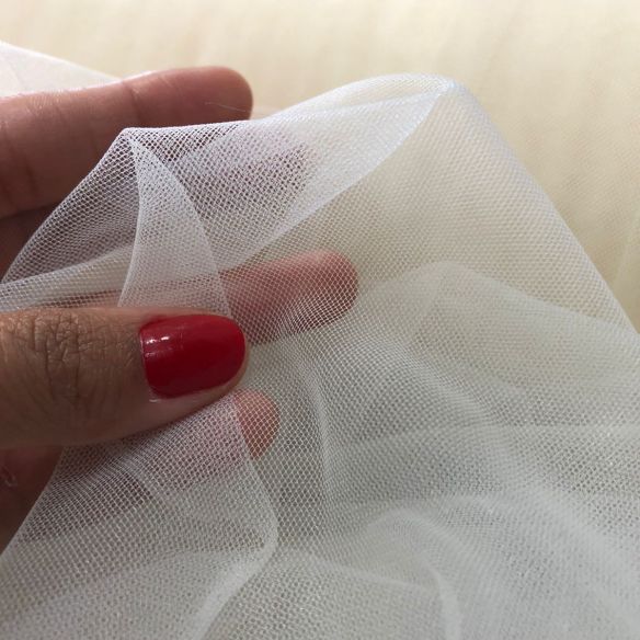 Tecido Tule Ilusion Amarelo Bebe • Conexão Tecidos