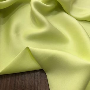 TECIDO CETIM DE SEDA ESTONADO CHÁ VERDE • Conexão Tecidos 2