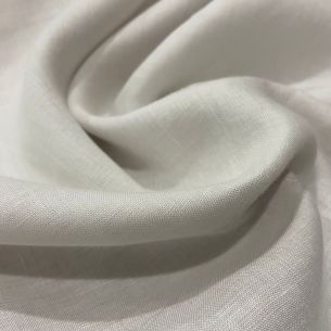 TECIDO CAMBRAIA DE LINHO PURO BRANCO • Conexão Tecidos