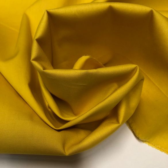 Tecido Tricoline Liso Amarelo Gema • Conexão Tecidos