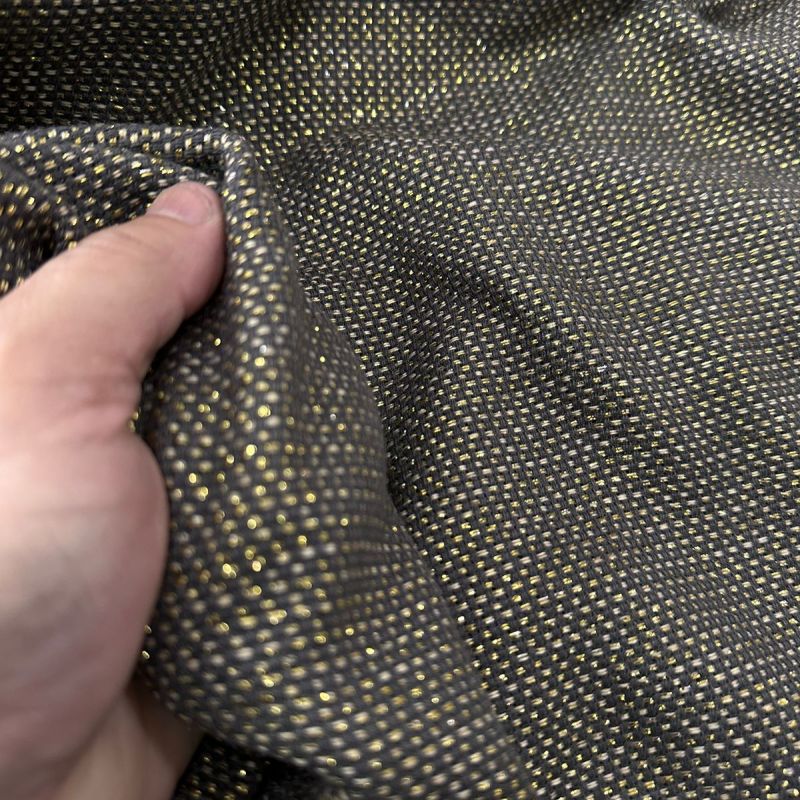 TWEED METALIC CINZA CHUMBO • Conexão Tecidos
