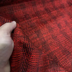 TWEED CHANELL RED BLACK • Conexão Tecidos 2