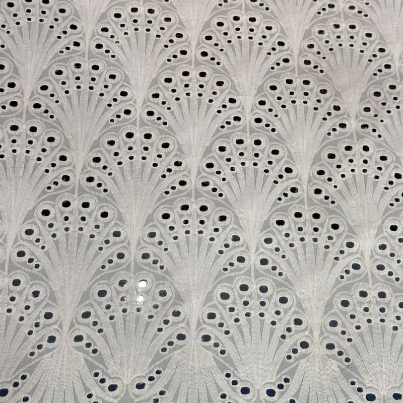 Tecido Lese Off White Arabesco • Conexão Tecidos