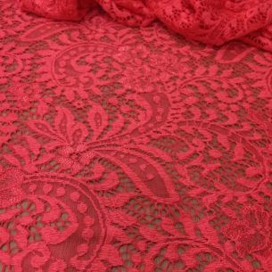 Tecido Renda De Malha Melancia • Conexão Tecidos