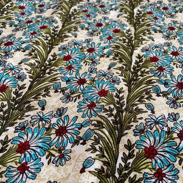 Tecido Viscose Estampada Flores Pequenas • Conexão Tecidos