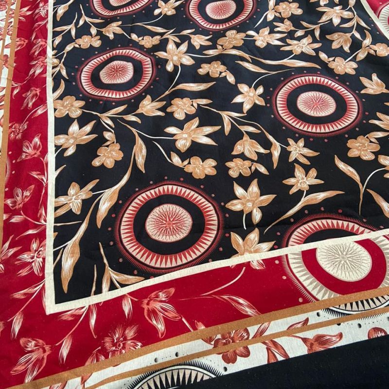 Tecido Viscolinho Estampado Quadro Barroco • Conexão Tecidos