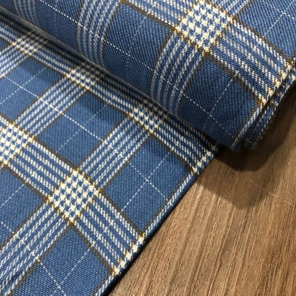 TECIDO LINHO PURO INDIANO XADREZ 2 • Conexão Tecidos