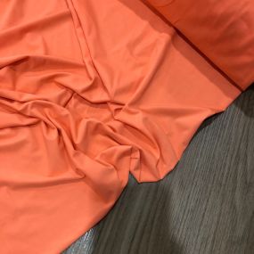 Tecido Malha Fluity Coral Alaranjado • Conexão Tecidos