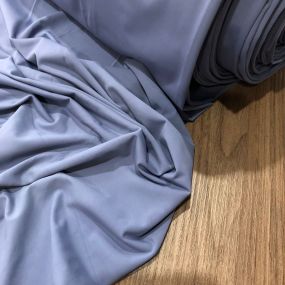 Tecido Malha Fluity Azul Acinzentado • Conexão Tecidos