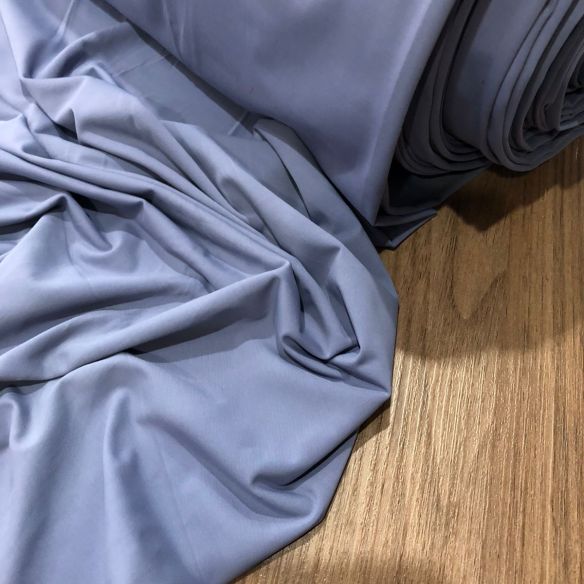 Tecido Malha Fluity Azul Acinzentado • Conexão Tecidos