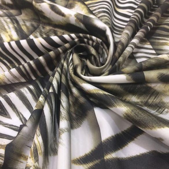 Tecido Sarja Estampa Exclusiva • Conexão Tecidos