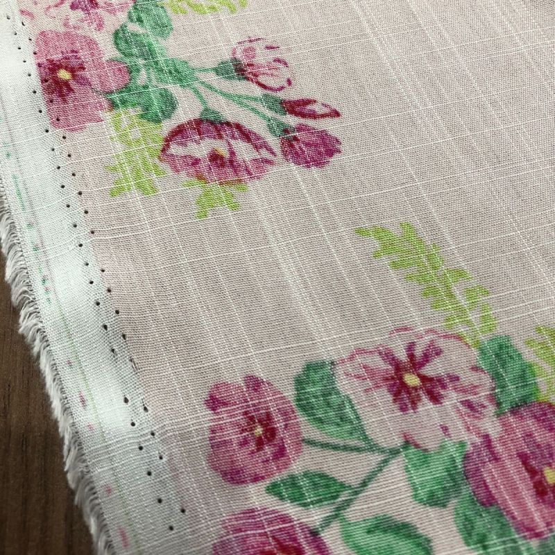 Tecido Viscolinho EstampadoFloribela • Conexão Tecidos