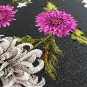 Tecido Viscose Jardim de Cravos • Conexão Tecidos