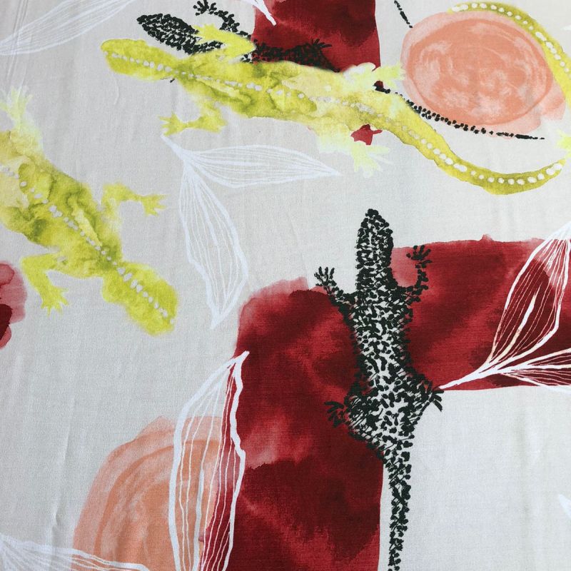 Tecido Viscose Estampada Tixa • Conexão Tecidos