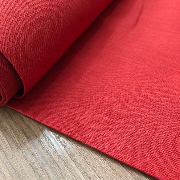 TECIDO LINHO PURO VERMELHO CEREJA • Conexão Tecidos TECIDO LINHO PURO VERMELHO CEREJA • Conexão Tecidos