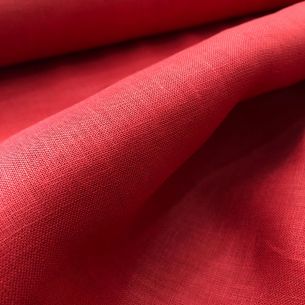 TECIDO LINHO PURO VERMELHO CEREJA • Conexão Tecidos 2