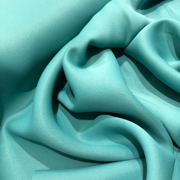 CREPE PATOU AZUL TIFFANY • Conexão Tecidos