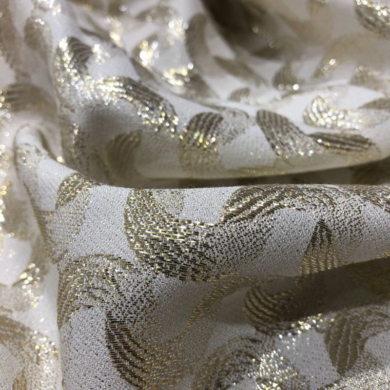 TECIDO CAMBRAIA DE ALGODÃO COM LUREX • Conexão Tecidos