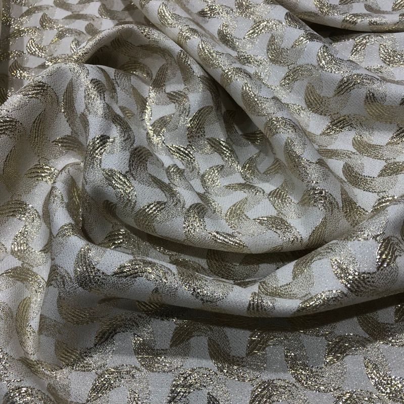 TECIDO CAMBRAIA DE ALGODÃO COM LUREX • Conexão Tecidos