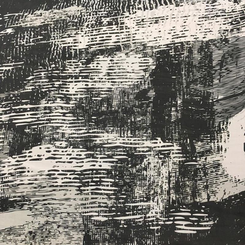 Tecido Musselina De Seda Estampada Black • Conexão Tecidos