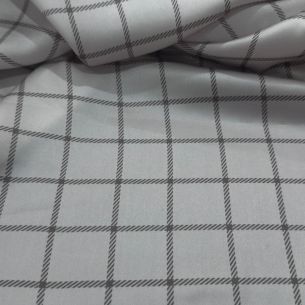 Tecido Cetim de Seda Estampado Xadrez Belga • Conexão Tecidos 2