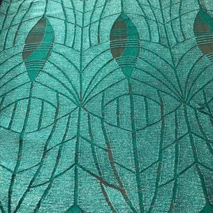 Tecido Tule Bordado Verde Arabesco • Conexão Tecidos