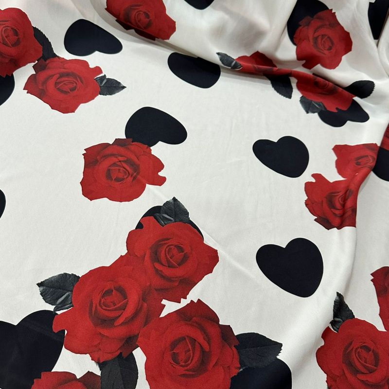 TECIDO CREPE DE CHINE VINTAGE • Conexão Tecidos