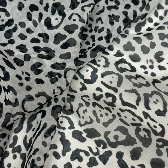Tecido Musselina De Seda Animal Print • Conexão Tecidos