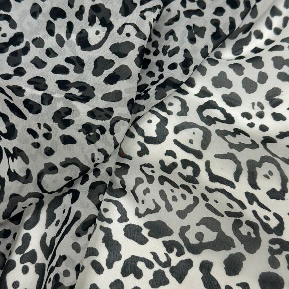 Tecido Musseline De Seda Animal Print • Conexão Tecidos