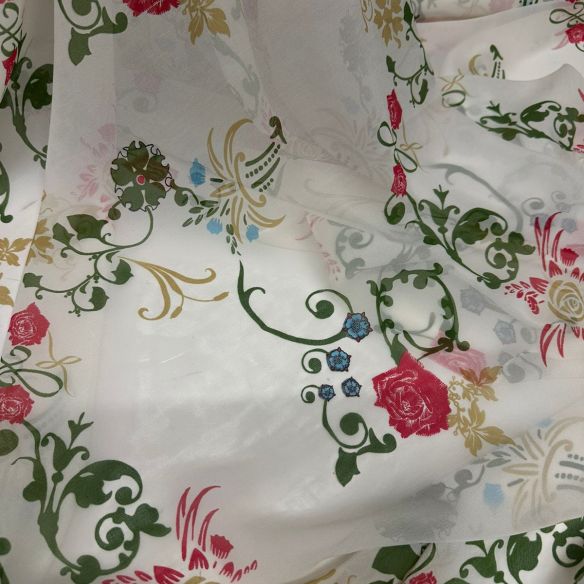 MUSSELINA DE SEDA FLORAL MISS • Conexão Tecidos MUSSELINA DE SEDA FLORAL MISS • Conexão Tecidos