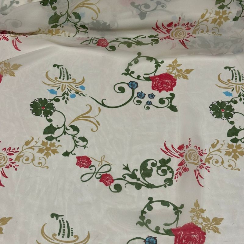 MUSSELINA DE SEDA FLORAL MISS • Conexão Tecidos