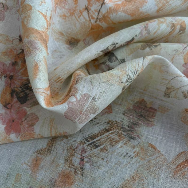 TECIDO CAMBRAIA DE LINHO PURO RUSSA PERFEIÇÃO • Conexão Tecidos