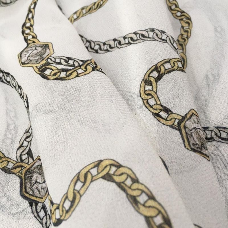 Tecido Musseline De Seda Correntes • Conexão Tecidos