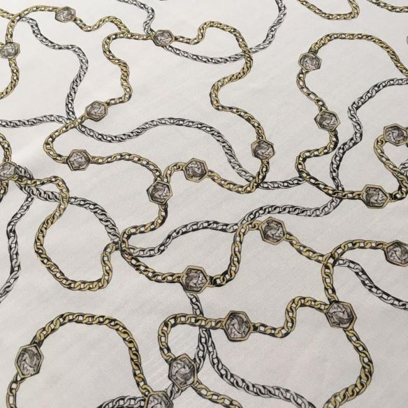 Tecido Musseline De Seda Correntes • Conexão Tecidos