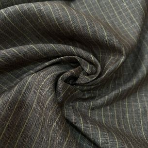 TECIDO LINHO PURO RUSSO CACAU FOIL • Conexão Tecidos