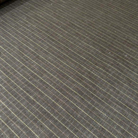 TECIDO LINHO PURO RUSSO CACAU FOIL • Conexão Tecidos