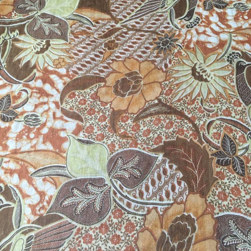 Tecido Chiffon De Seda Jardim De Flores • Conexão Tecidos