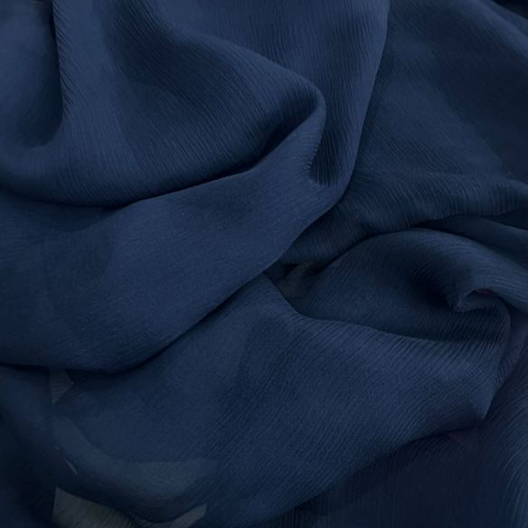 CHIFFON DE SEDA AZUL MARINHO • Conexão Tecidos CHIFFON DE SEDA AZUL MARINHO • Conexão Tecidos