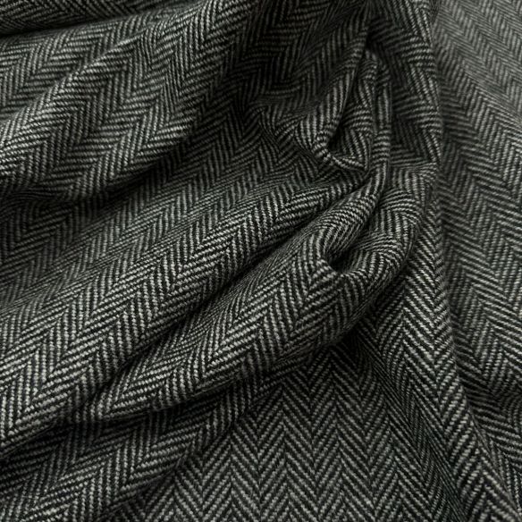 TECIDO LÃ PURA ESPINHA DE PEIXE MESCLA • Conexão Tecidos